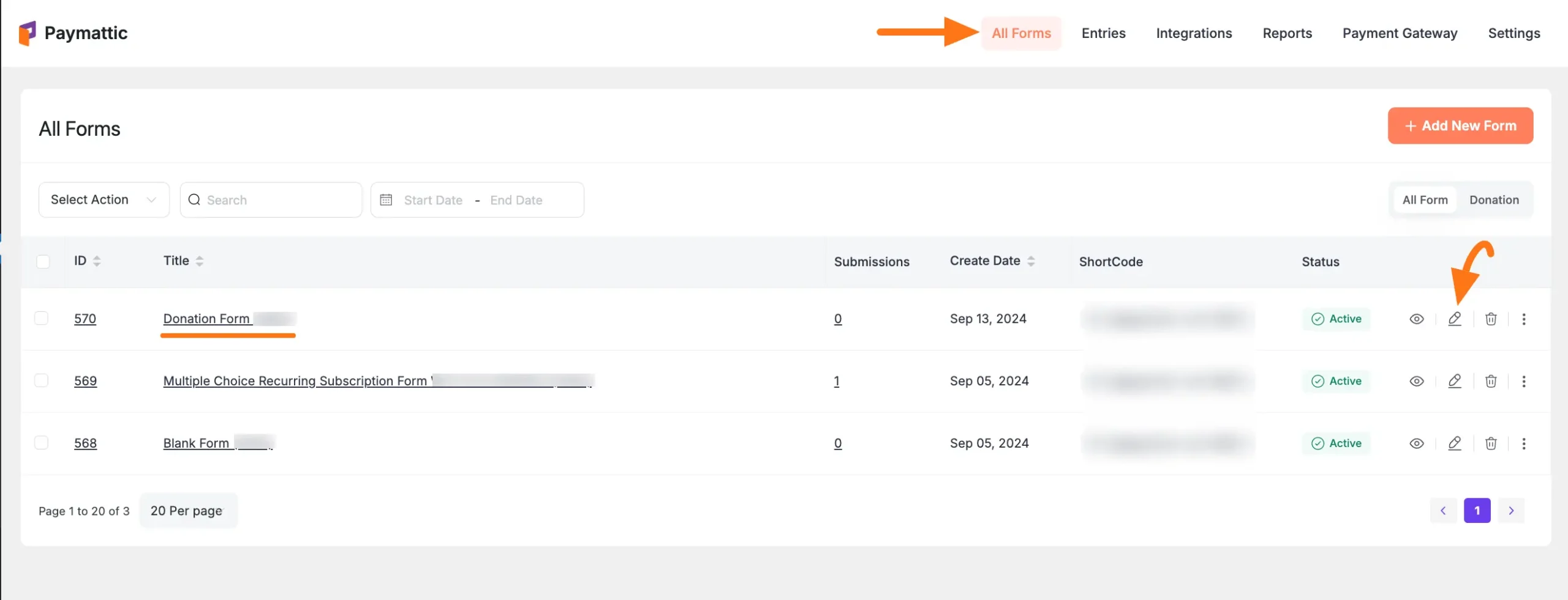 Form Editor Access