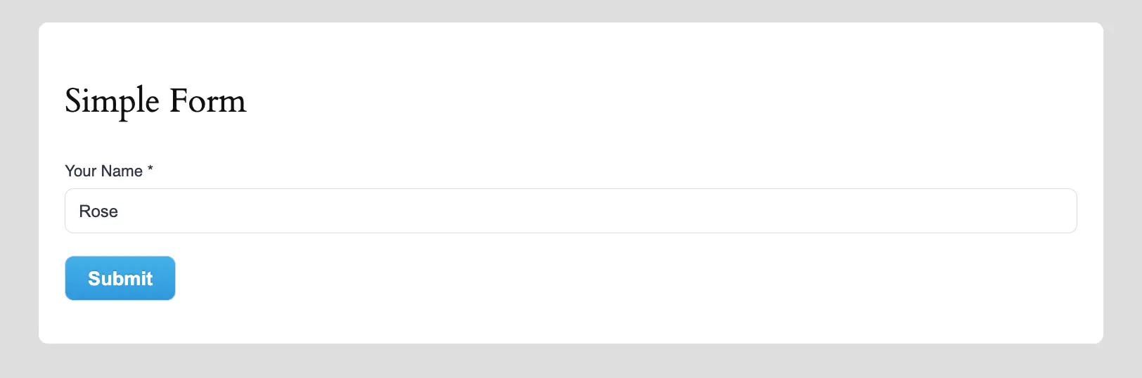 Preview when conditions are not met