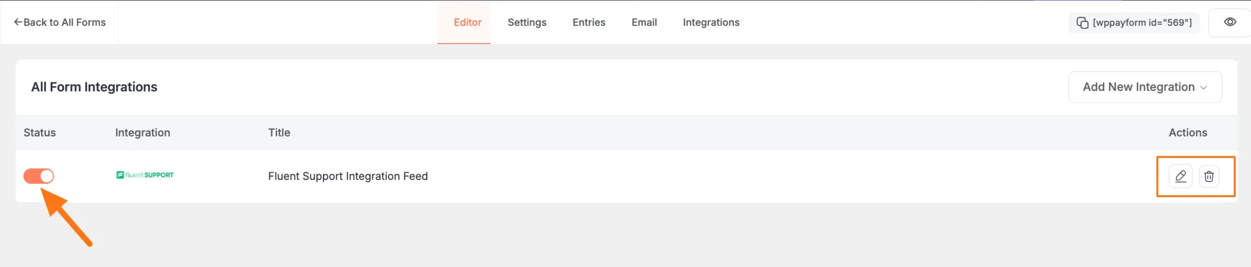 Added Fluent Support Integration Feed