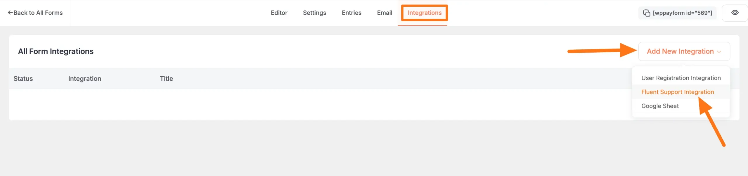 Add new integration feed