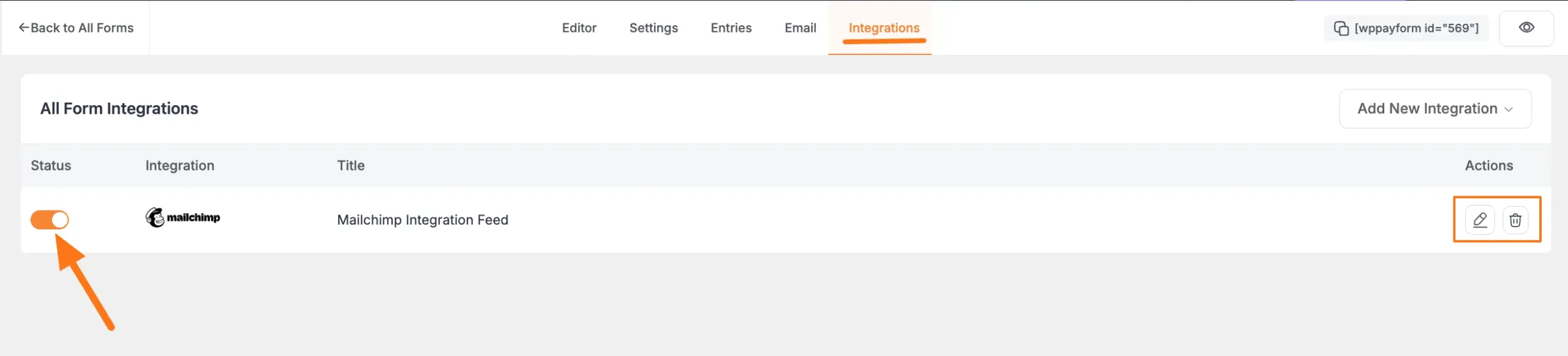Added Mailchimp Integration Feed
