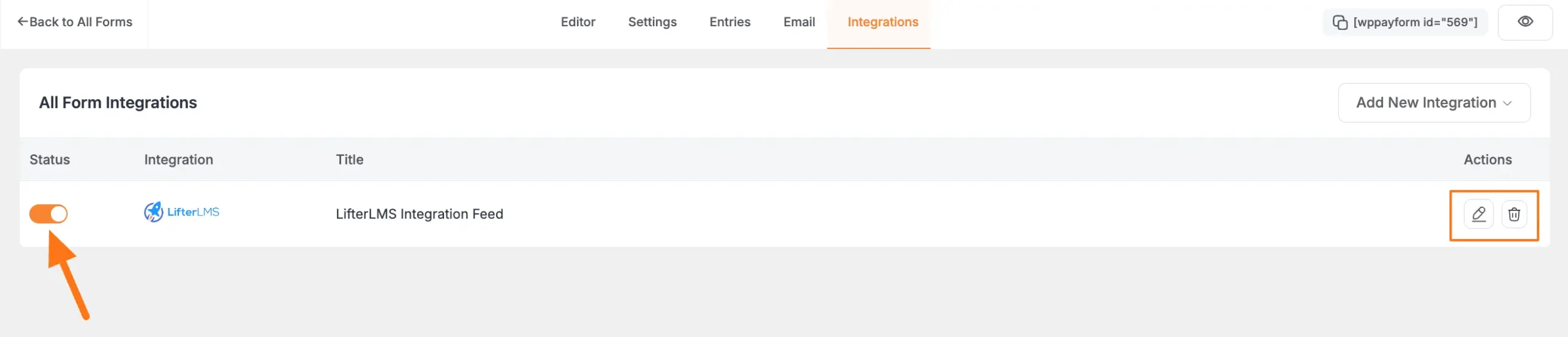 Added LifterLMS Integration Feed