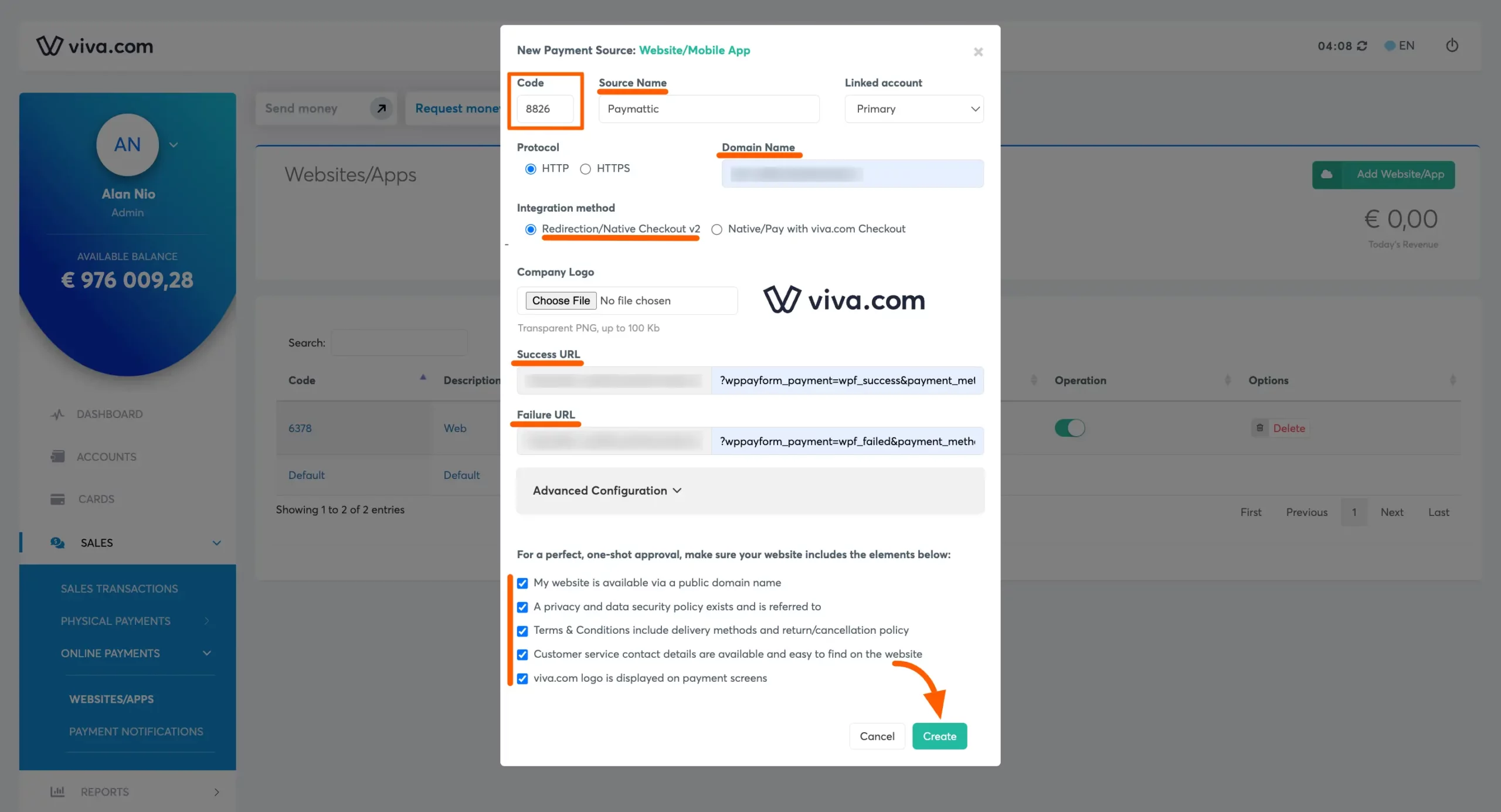 Configure Web App Settings